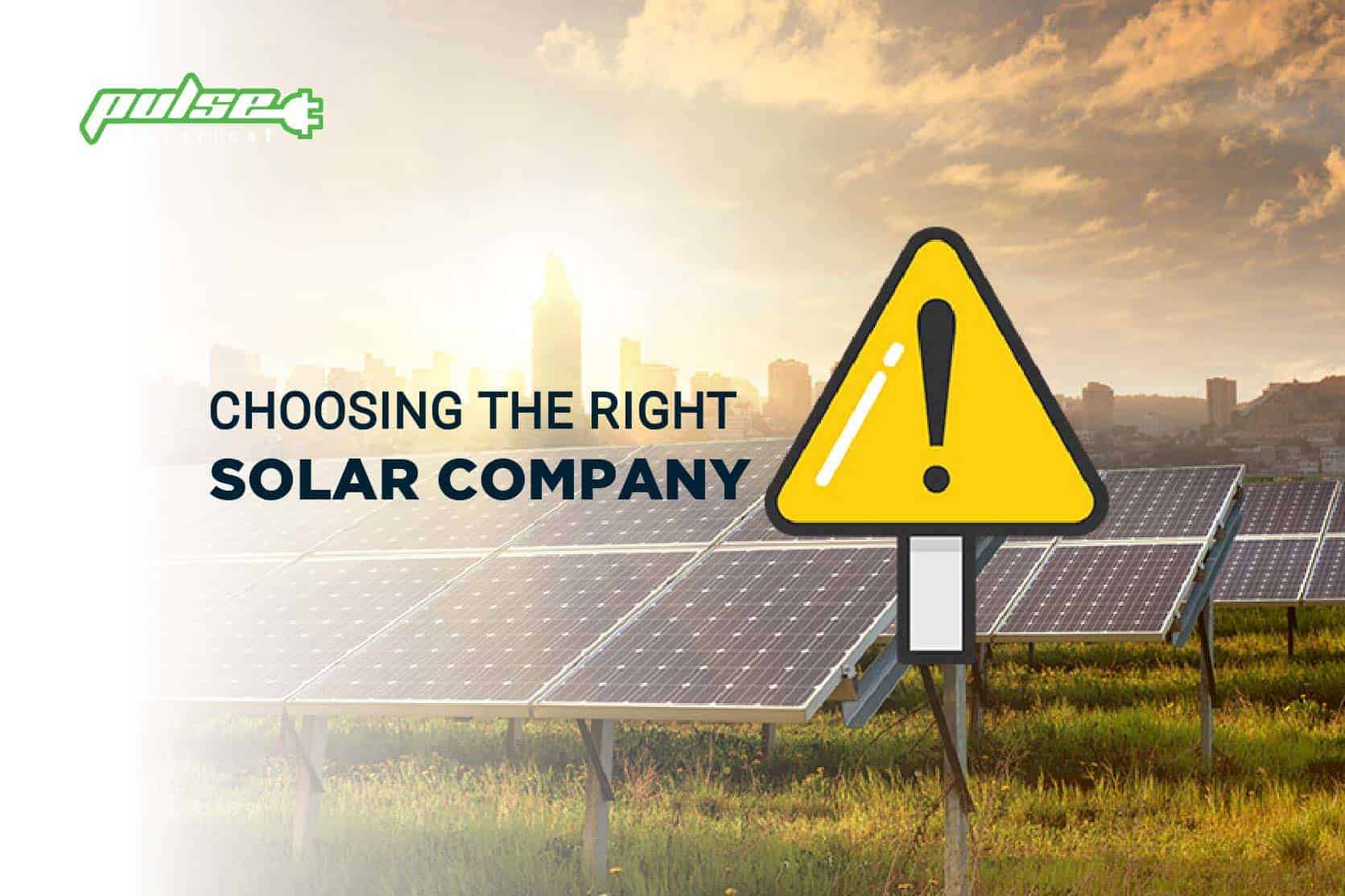 CHOOSING THE RIGHT SOLAR COMPANY QUEENSLAND