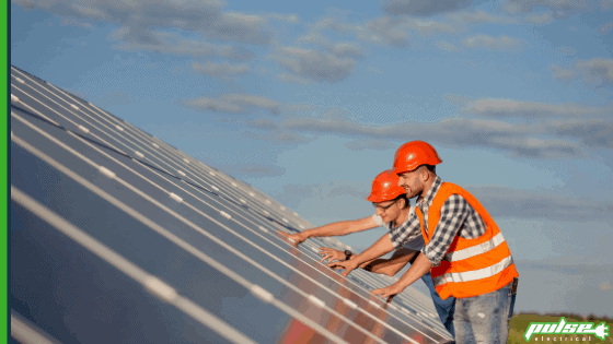 Solar panels on a Bundaberg Farm